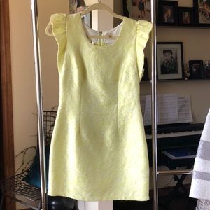 Lovely yellow dress with arm and back details